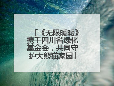 《无限暖暖》携手四川省绿化基金会，共同守护大熊猫家园
