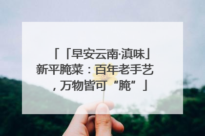 「早安云南·滇味」新平腌菜：百年老手艺，万物皆可“腌”