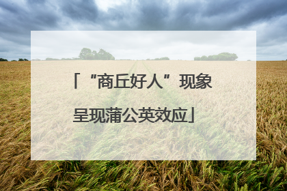 “商丘好人”现象呈现蒲公英效应
