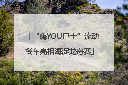 “嗨YOU巴士”流动餐车亮相海淀龙舟赛