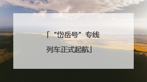 “岱岳号”专线列车正式起航