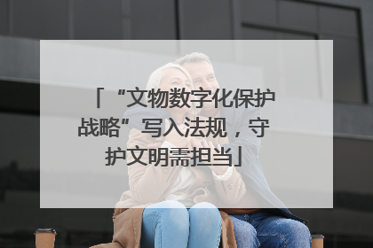 “文物数字化保护战略”写入法规，守护文明需担当