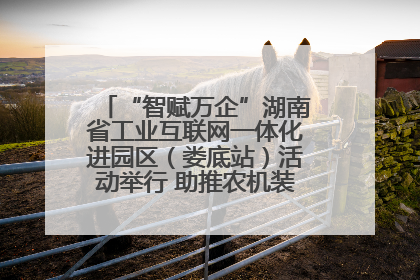 “智赋万企”湖南省工业互联网一体化进园区（娄底站）活动举行 助推农机装备产业高质量发展