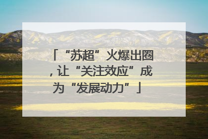 “苏超”火爆出圈，让“关注效应”成为“发展动力”