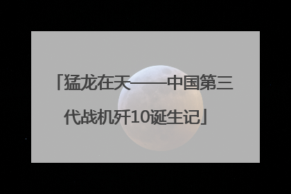 猛龙在天——中国第三代战机歼10诞生记