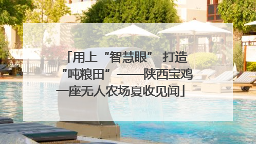 用上“智慧眼” 打造“吨粮田”——陕西宝鸡一座无人农场夏收见闻