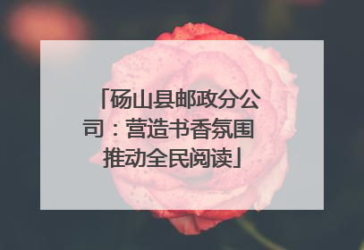 砀山县邮政分公司：营造书香氛围 推动全民阅读