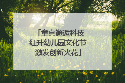 童真邂逅科技 红升幼儿园文化节激发创新火花