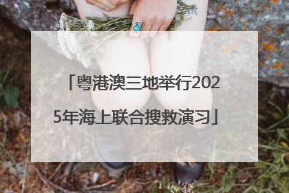 粤港澳三地举行2025年海上联合搜救演习