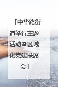 中华路街道举行主题活动暨区域化党建联席会