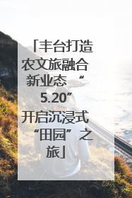 丰台打造农文旅融合新业态 “5.20”开启沉浸式“田园”之旅