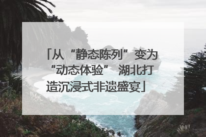 从“静态陈列”变为“动态体验” 湖北打造沉浸式非遗盛宴