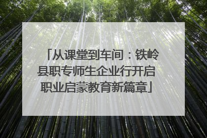 从课堂到车间：铁岭县职专师生企业行开启职业启蒙教育新篇章