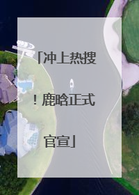 冲上热搜！鹿晗正式官宣