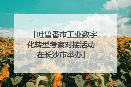 吐鲁番市工业数字化转型考察对接活动在长沙市举办