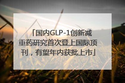国内GLP-1创新减重药研究首次登上国际顶刊，有望年内获批上市