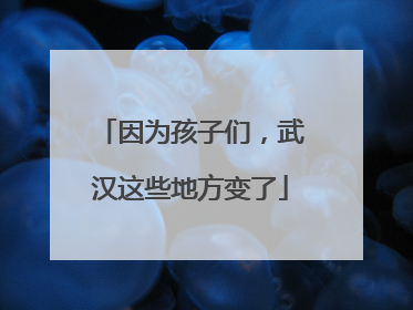 因为孩子们，武汉这些地方变了