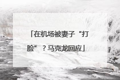 在机场被妻子“打脸”？马克龙回应