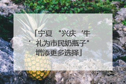 宁夏 “兴庆‘牛’礼为市民奶瓶子”增添更多选择