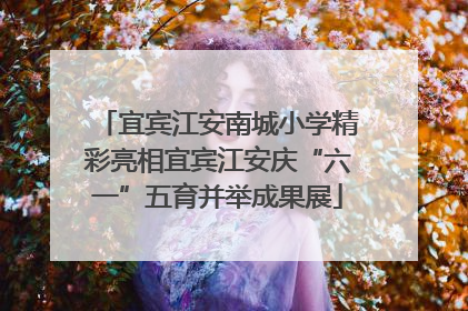 宜宾江安南城小学精彩亮相宜宾江安庆“六一”五育并举成果展