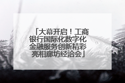 大幕开启！工商银行国际化数字化金融服务创新精彩亮相廊坊经洽会