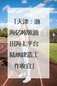 天津：渤海亿吨级油田海上平台陆地建造工作收官