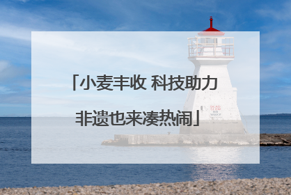 小麦丰收 科技助力 非遗也来凑热闹