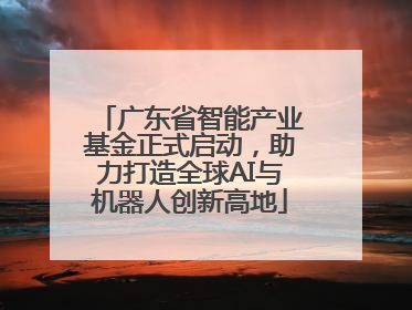 广东省智能产业基金正式启动，助力打造全球AI与机器人创新高地