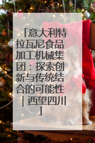 意大利特拉瓦尼食品加工机械集团：探索创新与传统结合的可能性｜西望四川