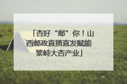 杏好“邮”你！山西邮政直播直发赋能繁峙大杏产业