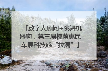 数字人顾问+跳舞机器狗，第三届槐荫惠民车展科技感“拉满”