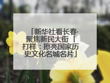 新华社看长春·聚焦新民大街 丨打样：擦亮国家历史文化名城名片