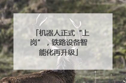 机器人正式“上岗”，铁路设备智能化再升级