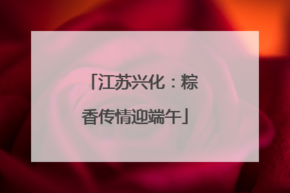 江苏兴化：粽香传情迎端午