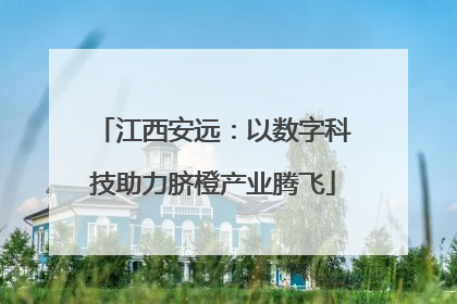 江西安远：以数字科技助力脐橙产业腾飞
