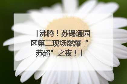 沸腾！苏锡通园区第二现场燃爆“苏超”之夜！