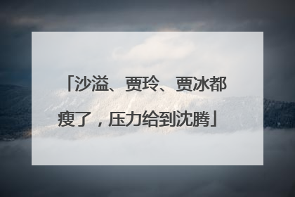 沙溢、贾玲、贾冰都瘦了，压力给到沈腾