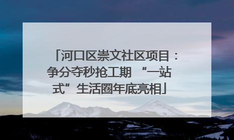 河口区崇文社区项目：争分夺秒抢工期 “一站式”生活圈年底亮相