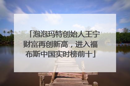 泡泡玛特创始人王宁财富再创新高，进入福布斯中国实时榜前十