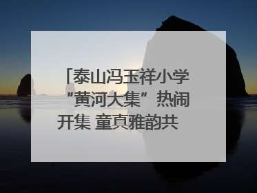 泰山冯玉祥小学“黄河大集”热闹开集 童真雅韵共谱文化华章