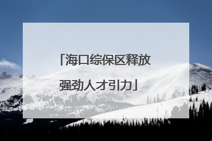海口综保区释放强劲人才引力