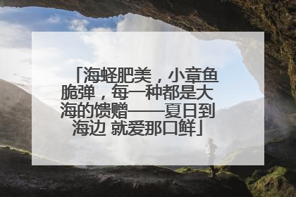 海蛏肥美，小章鱼脆弹，每一种都是大海的馈赠——夏日到海边 就爱那口鲜