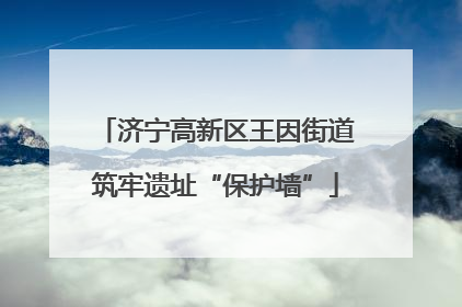 济宁高新区王因街道筑牢遗址“保护墙”
