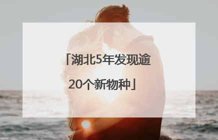 湖北5年发现逾20个新物种