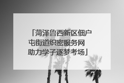 菏泽鲁西新区佃户屯街道织密服务网 助力学子逐梦考场