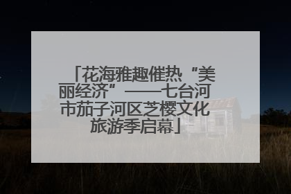 花海雅趣催热“美丽经济”——七台河市茄子河区芝樱文化旅游季启幕