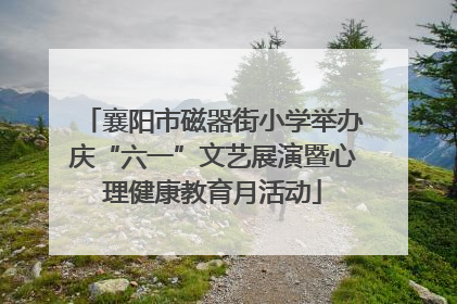 襄阳市磁器街小学举办庆“六一”文艺展演暨心理健康教育月活动