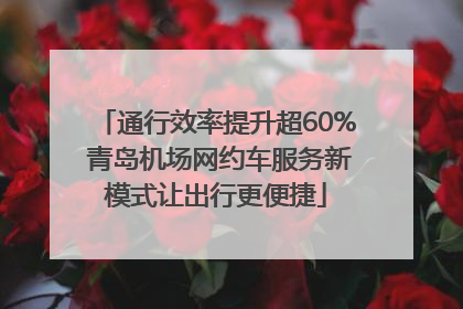 通行效率提升超60% 青岛机场网约车服务新模式让出行更便捷