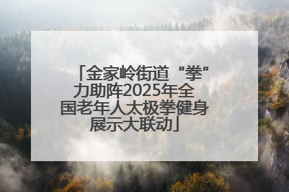 金家岭街道“拳”力助阵2025年全国老年人太极拳健身展示大联动