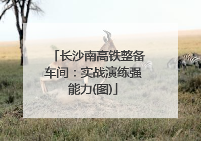 长沙南高铁整备车间：实战演练强能力(图)